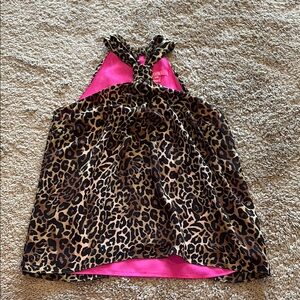 Lilly Pulitzer Leopard Print Halter Top